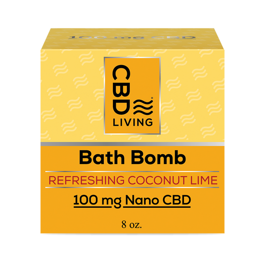 CBD Bath Bomb 100 mg - Coconut