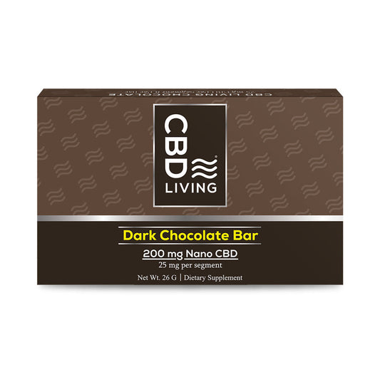 CBD Chocolate Bar 200 mg (6Pk Dark Chocolate)