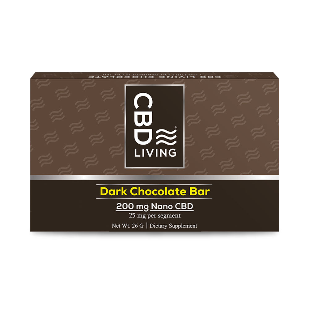 CBD Chocolate Bar 200 mg (2Pk Dark Chocolate)