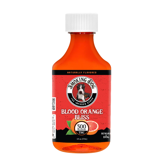 SMOKING DOG THC SYRUP 500MG (Pick from 7 Flavors)