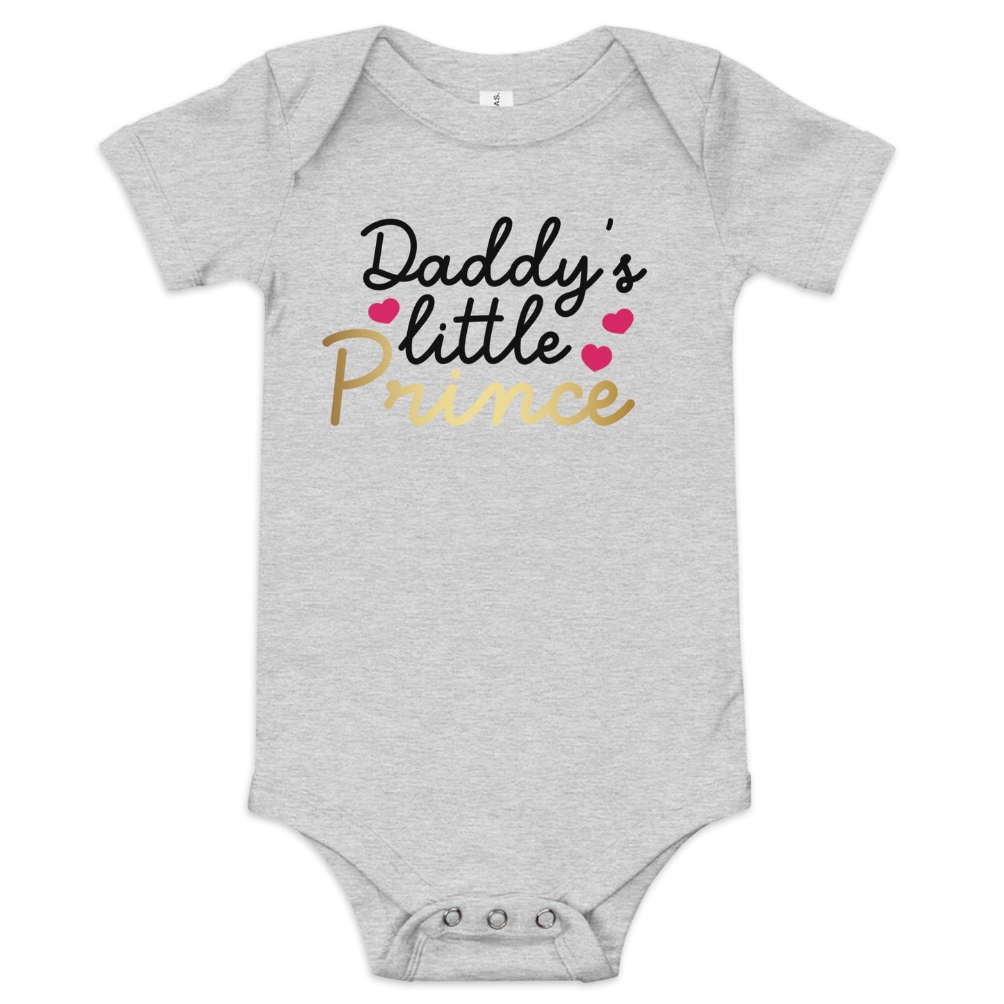 Baby short sleeve one piece - Daddy's Little Prince