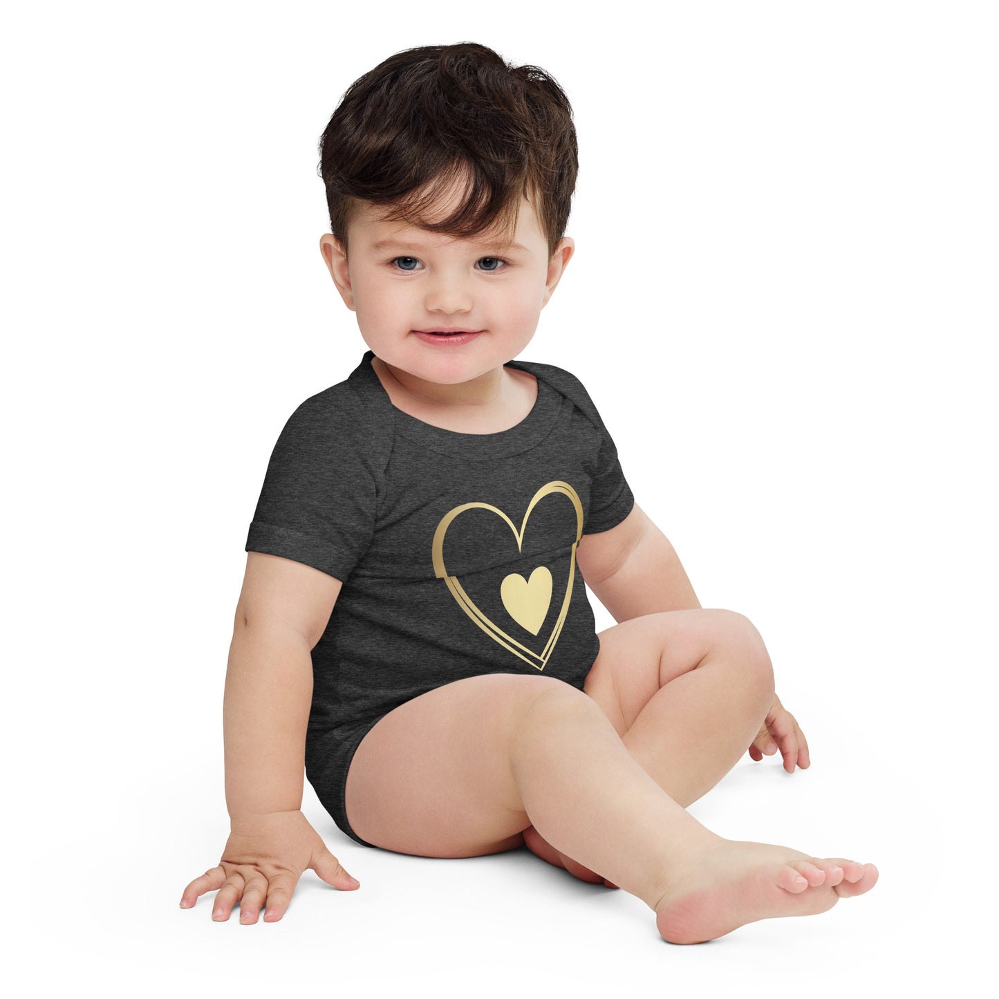 Baby short sleeve one piece - Loved