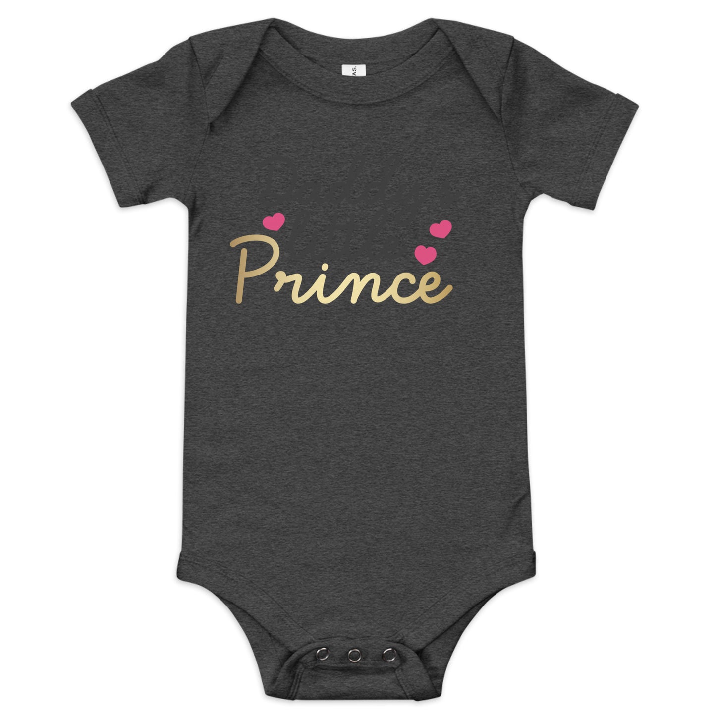 Baby short sleeve one piece - Daddy's Little Prince