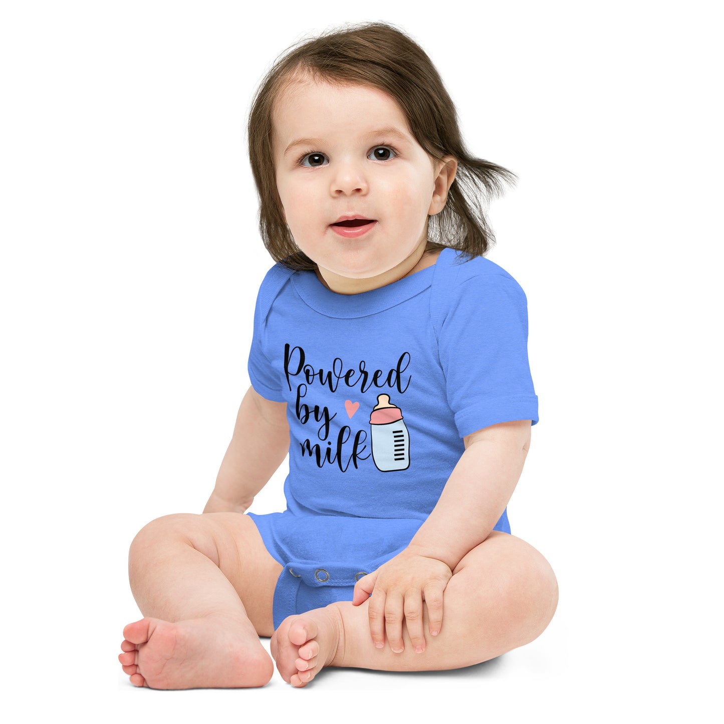 Baby short sleeve one piece - Powered by Milk
