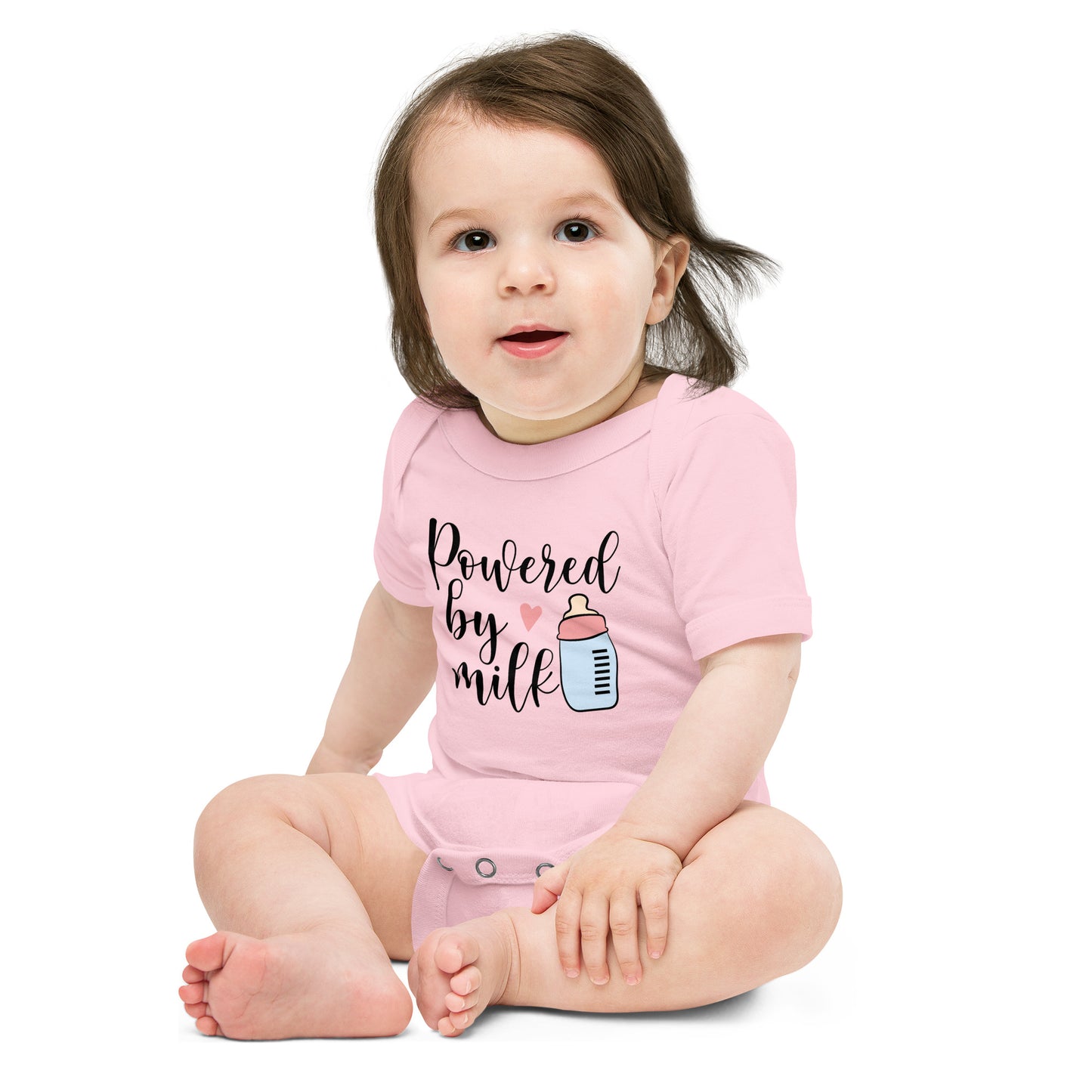 Baby short sleeve one piece - Powered by Milk