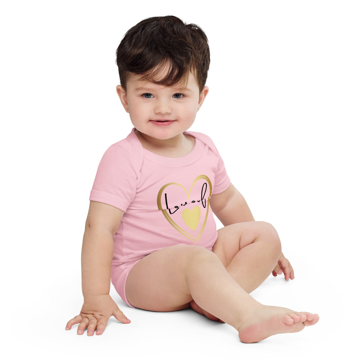 Baby short sleeve one piece - Loved