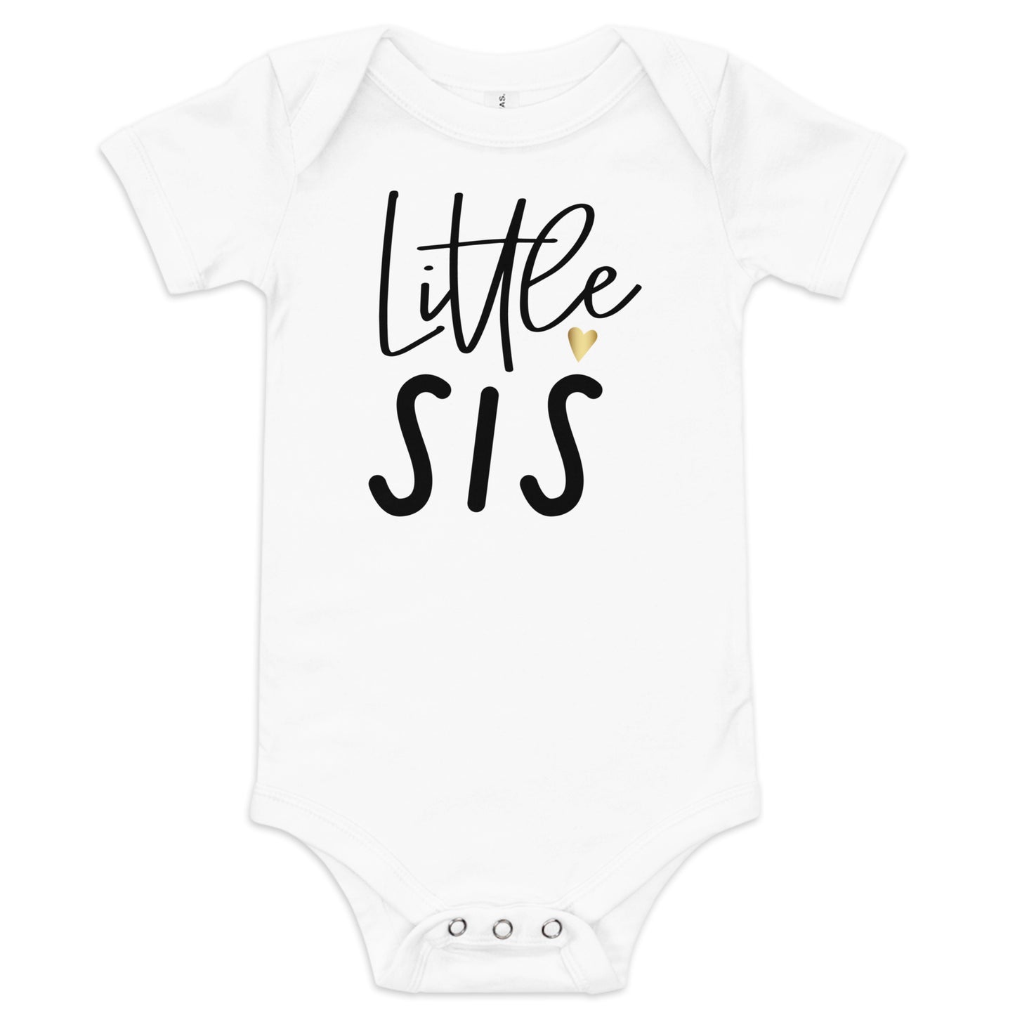 Baby short sleeve one piece - Lil Sis