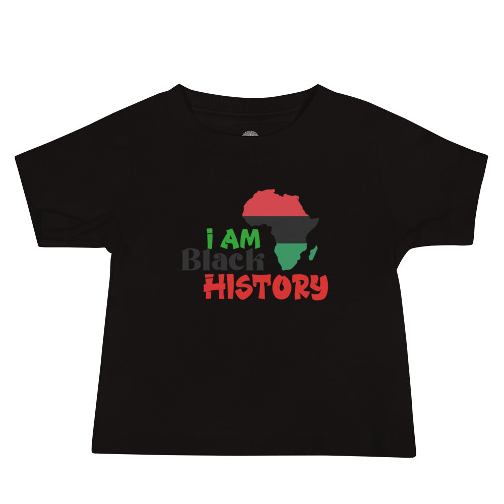 Baby Jersey Short Sleeve Tee - I Am Black History
