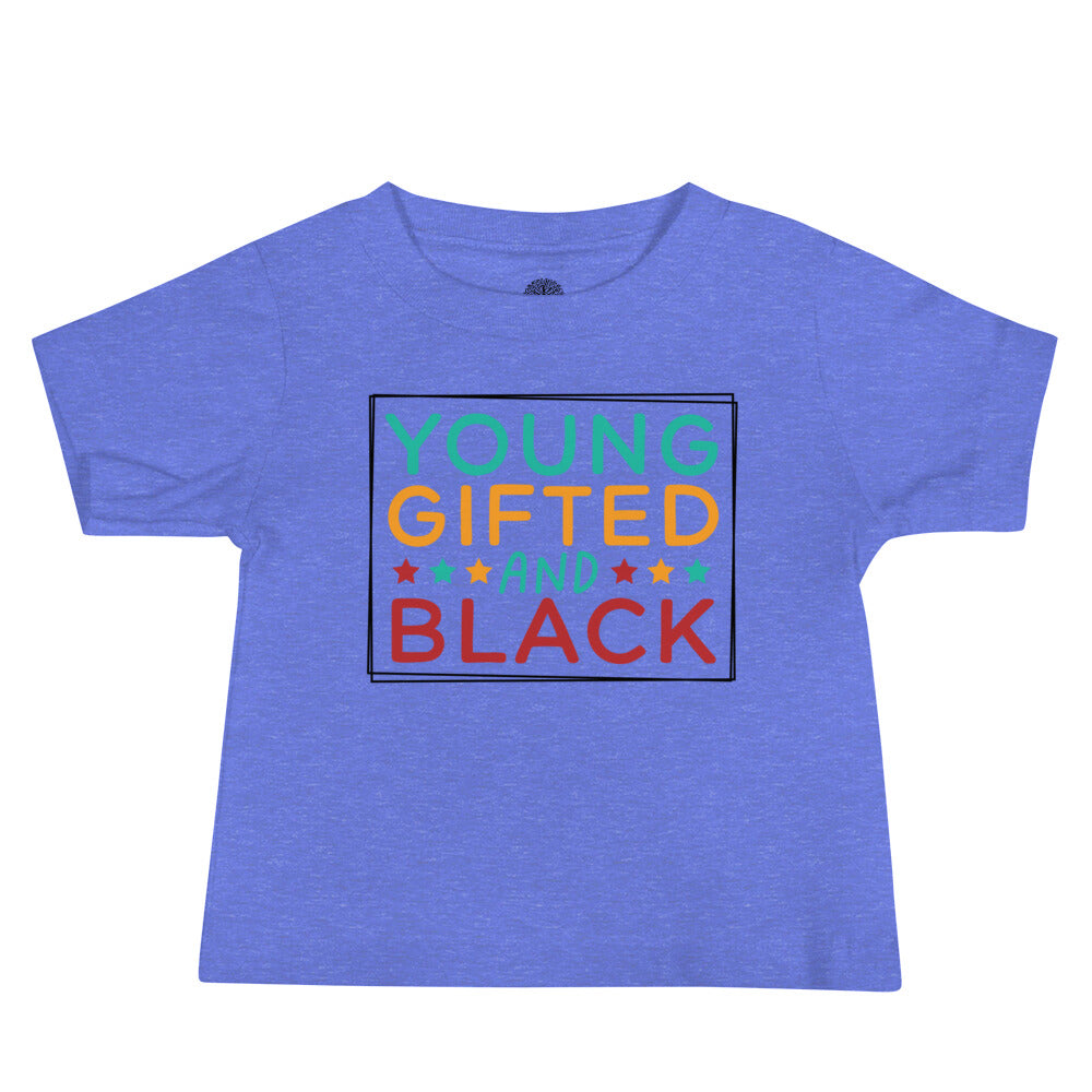 Baby Jersey Short Sleeve Tee - Juneteenth Young Gifted and Black