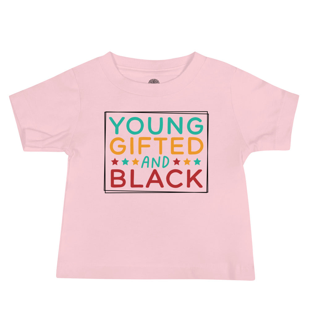 Baby Jersey Short Sleeve Tee - Juneteenth Young Gifted and Black