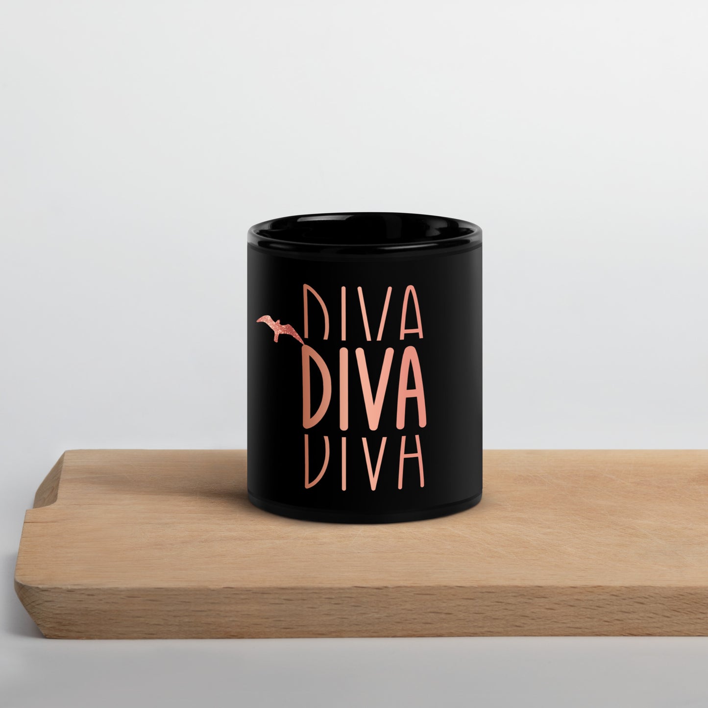 Black Glossy Mug - DIVA