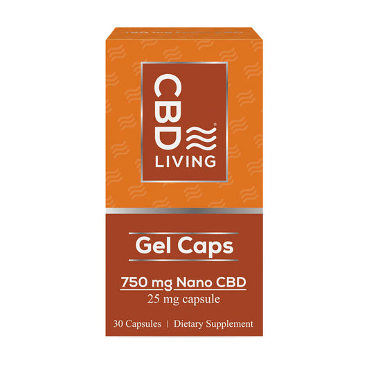 CBD Living CBD Gel Caps (750 mg)