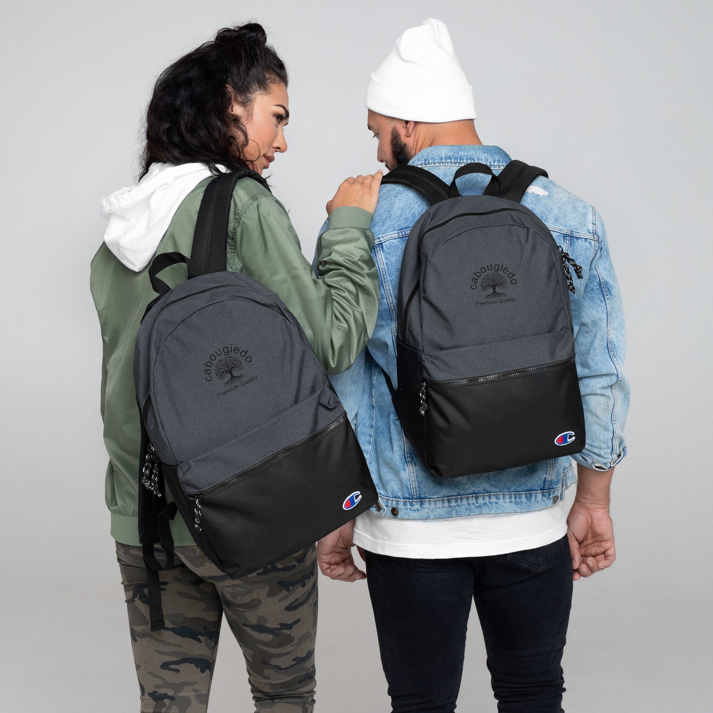 Embroidered Champion Backpack - CaBougieDo Premium Quality
