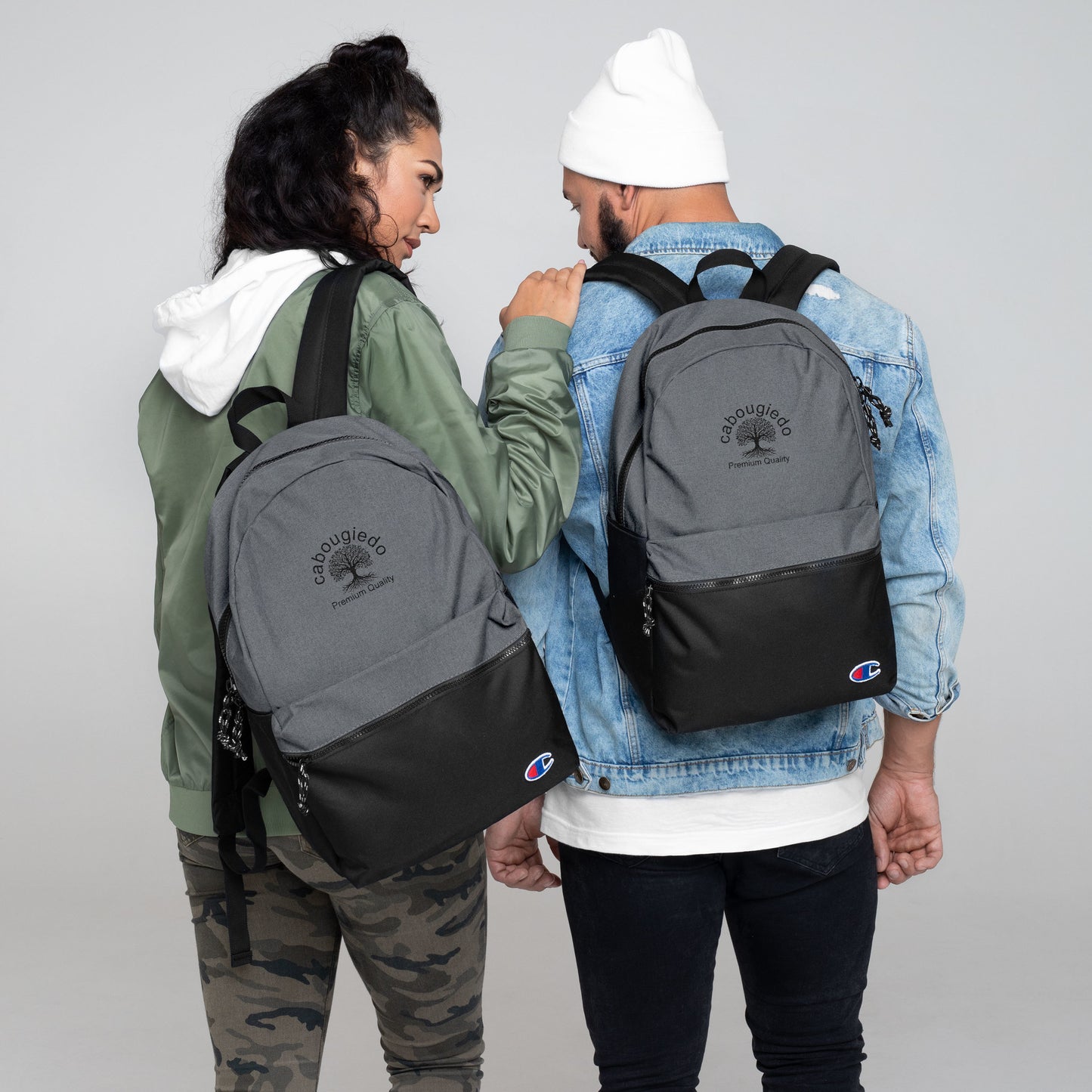 Embroidered Champion Backpack - CaBougieDo Premium Quality