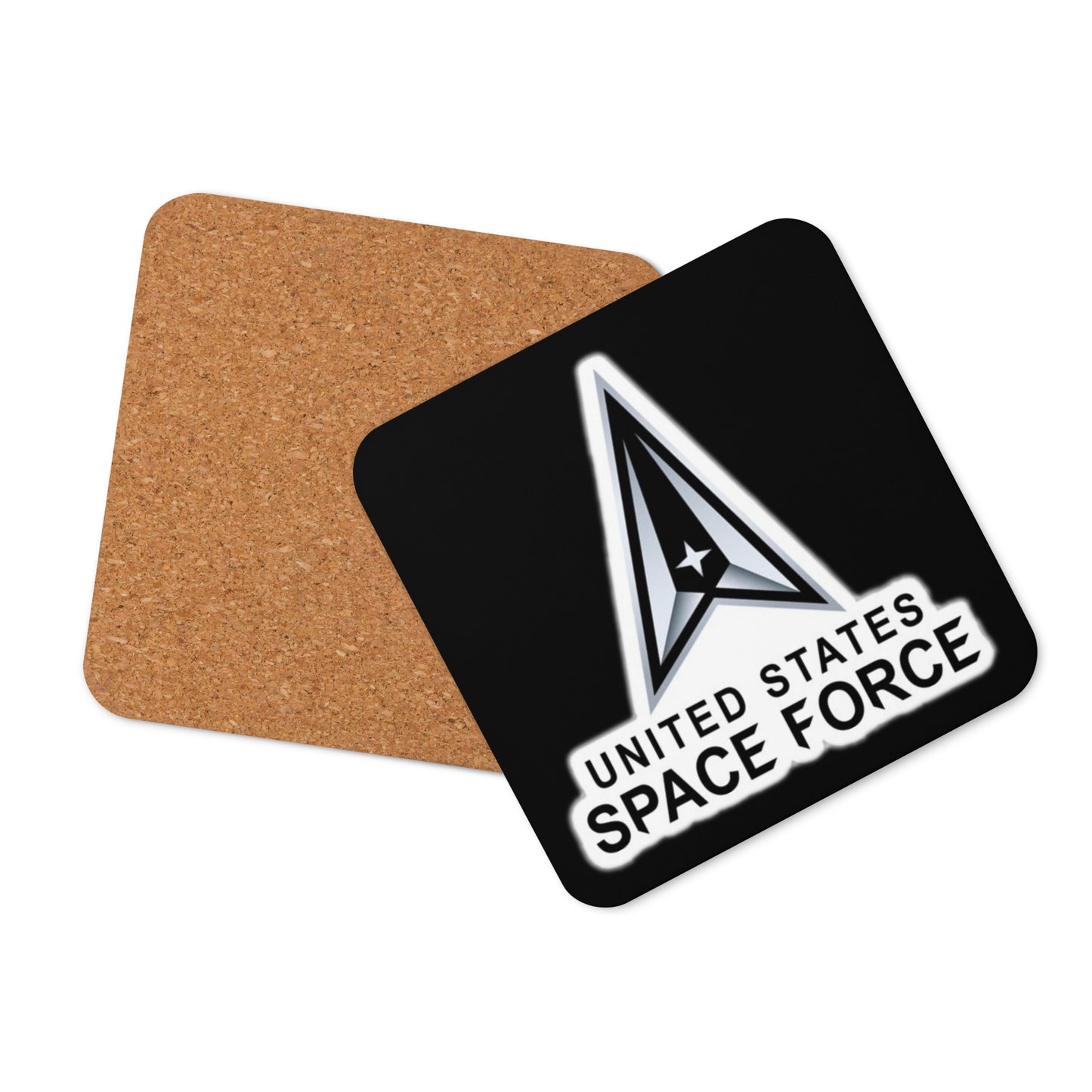 Cork-back coaster - U.S. Space Force