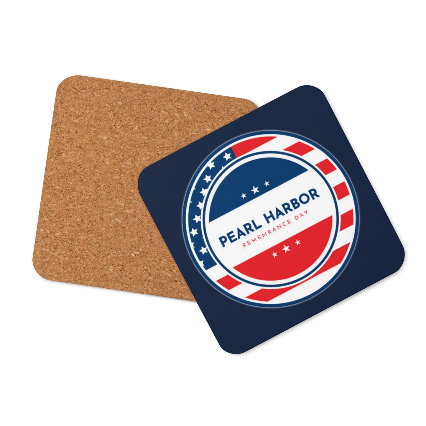 Cork-back coaster - Pearl Harbor Remembrance Day (Navy)
