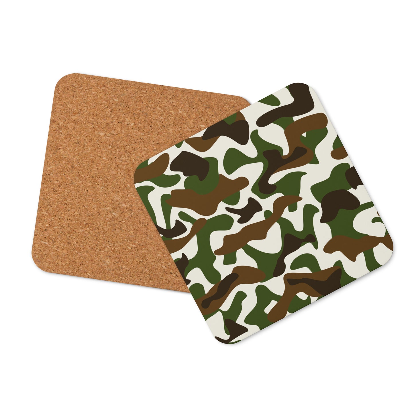 Cork-back coaster - Camouflage