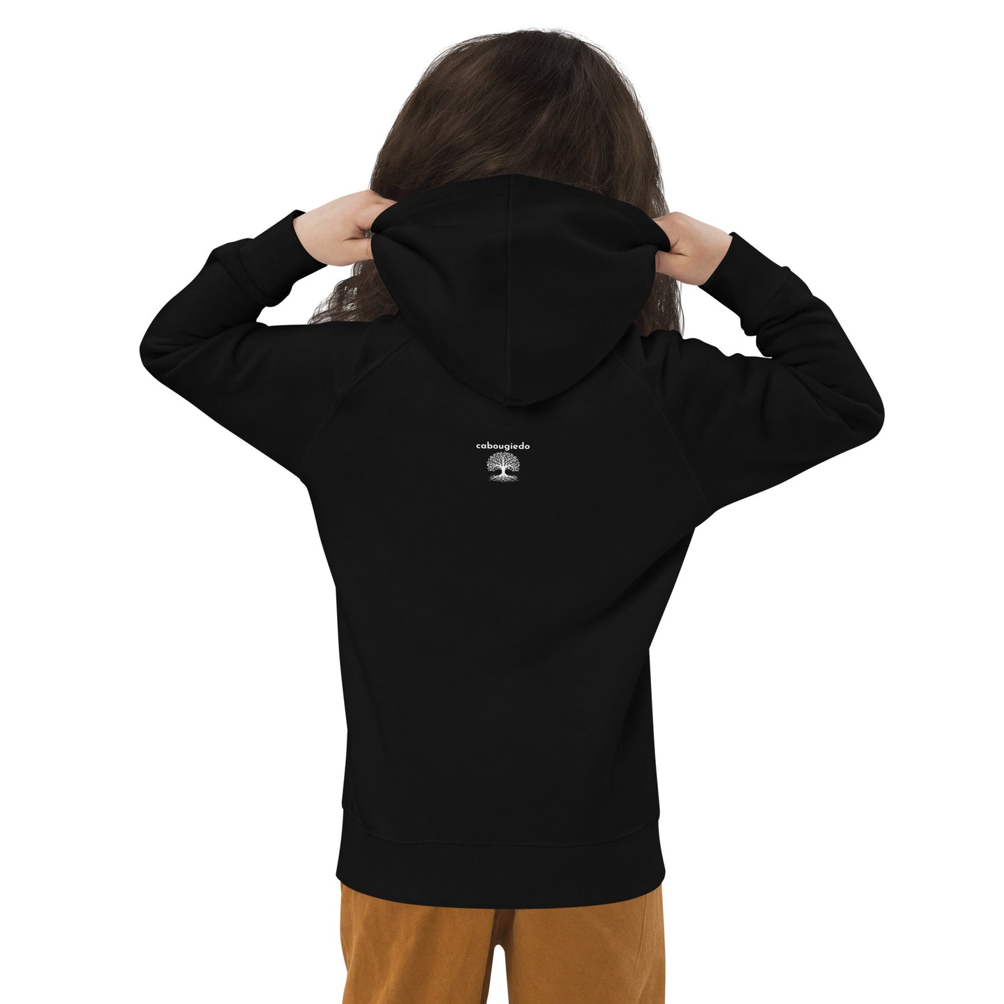 Kids eco hoodie - Steppin Into Black History Month