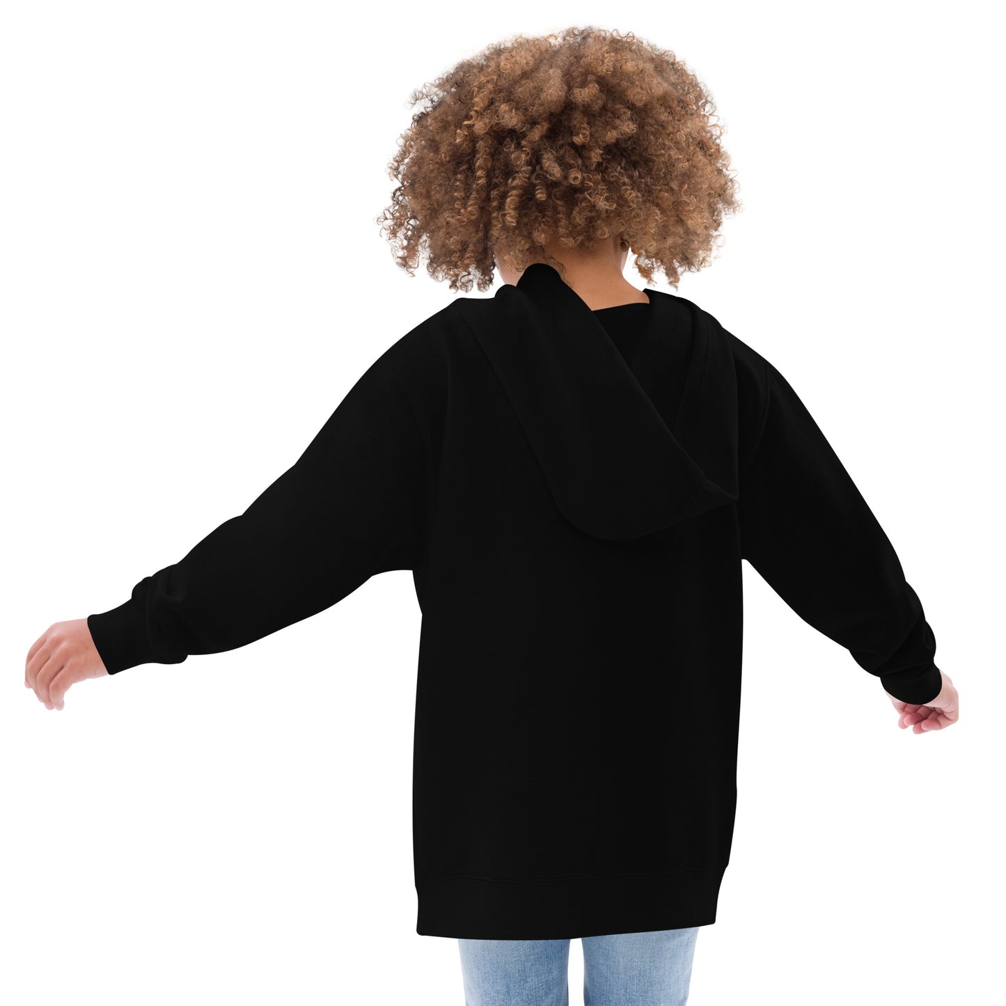 Unisex Kids fleece hoodie - I Am Black History