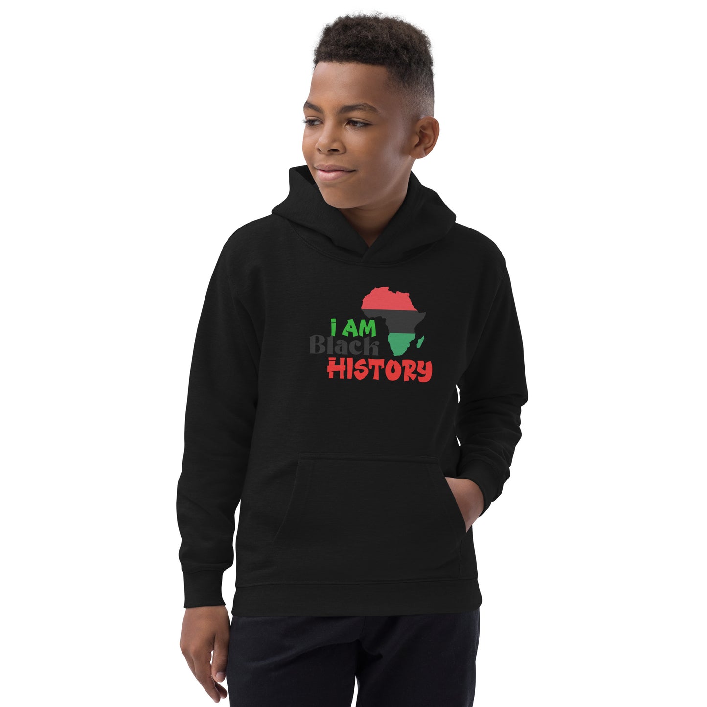 Unisex Kids Hoodie - I Am Black History