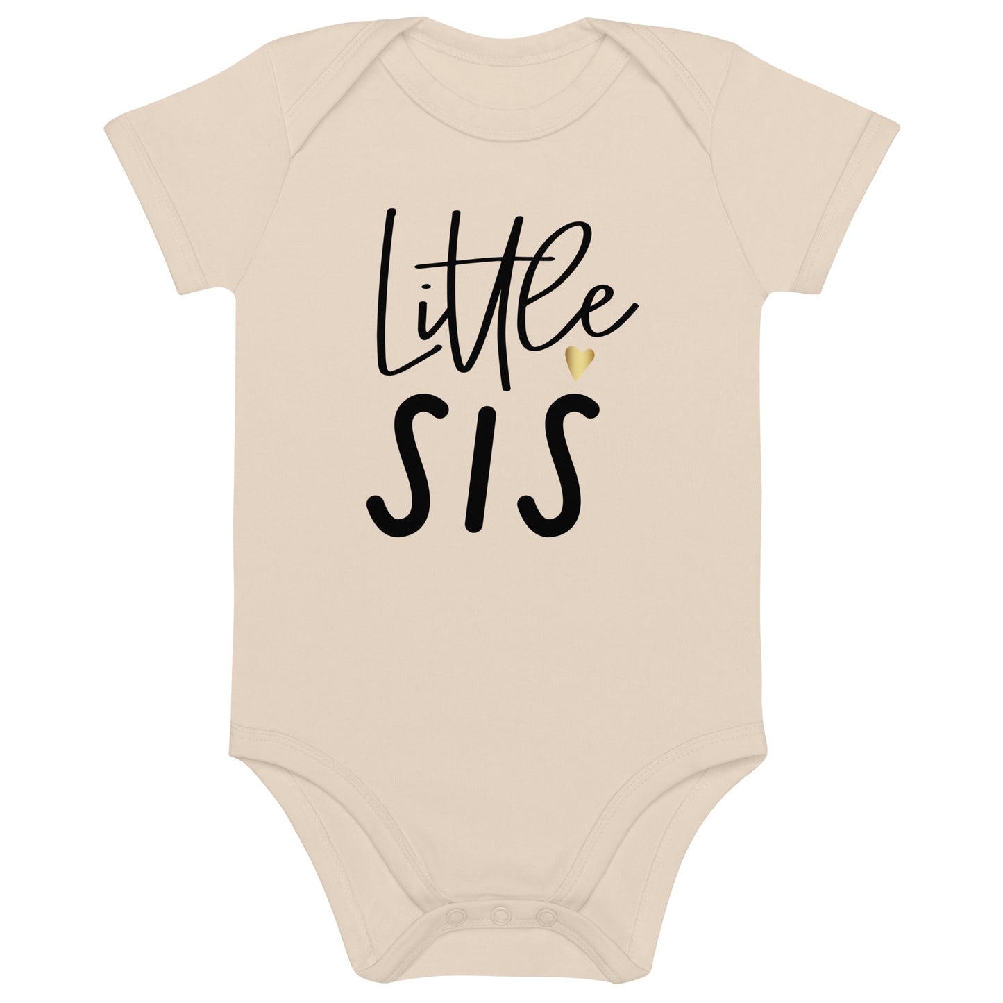 Organic cotton baby bodysuit - Lil Sis