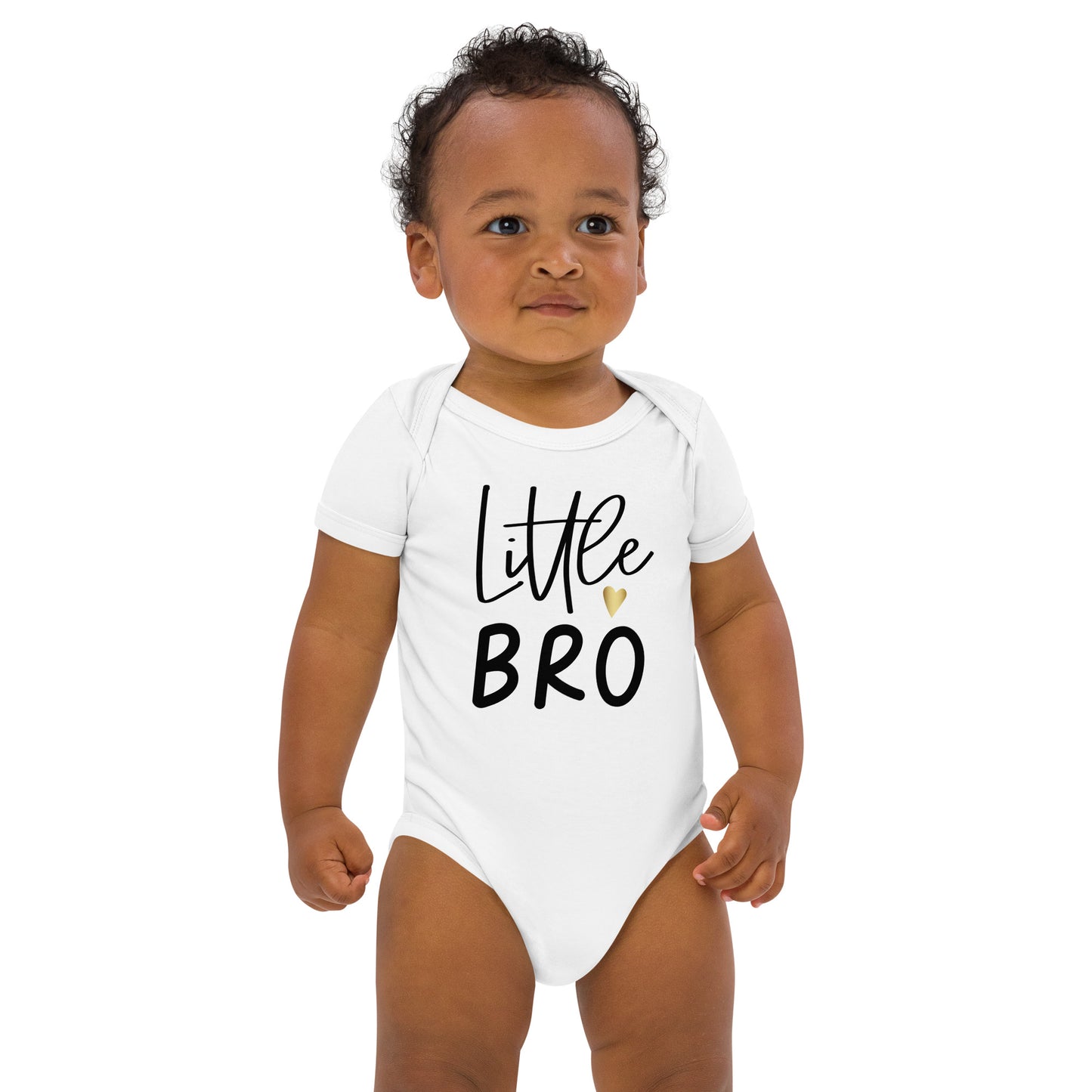 Organic cotton baby bodysuit - Lil Bro
