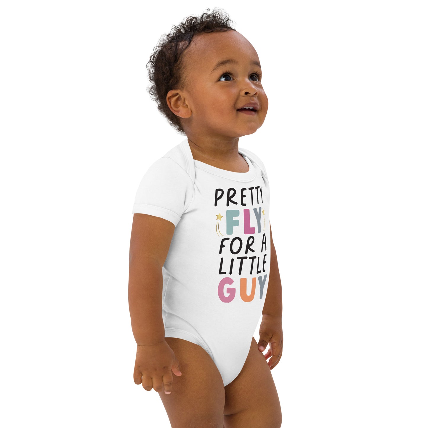 Organic cotton baby bodysuit - Pretty Fly For a Little Guy