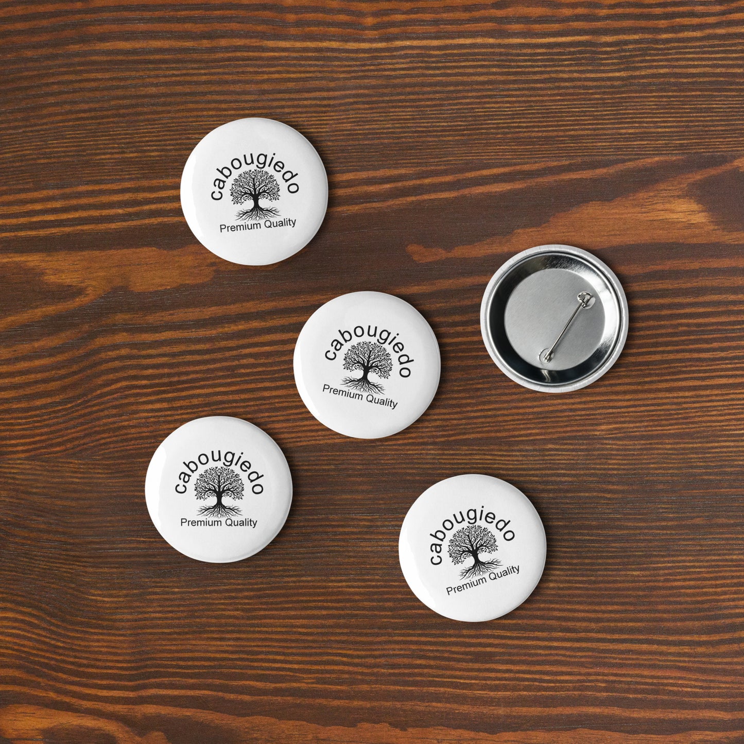 Set of 5 pin buttons - CaBougieDo Premium Quality