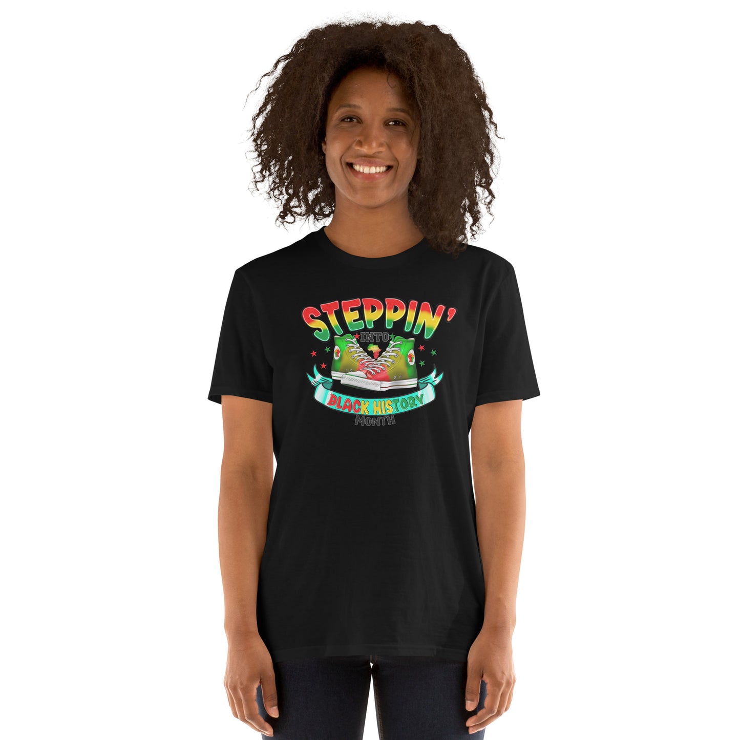 Short-Sleeve Unisex T-Shirt - Steppin Into Black History Month