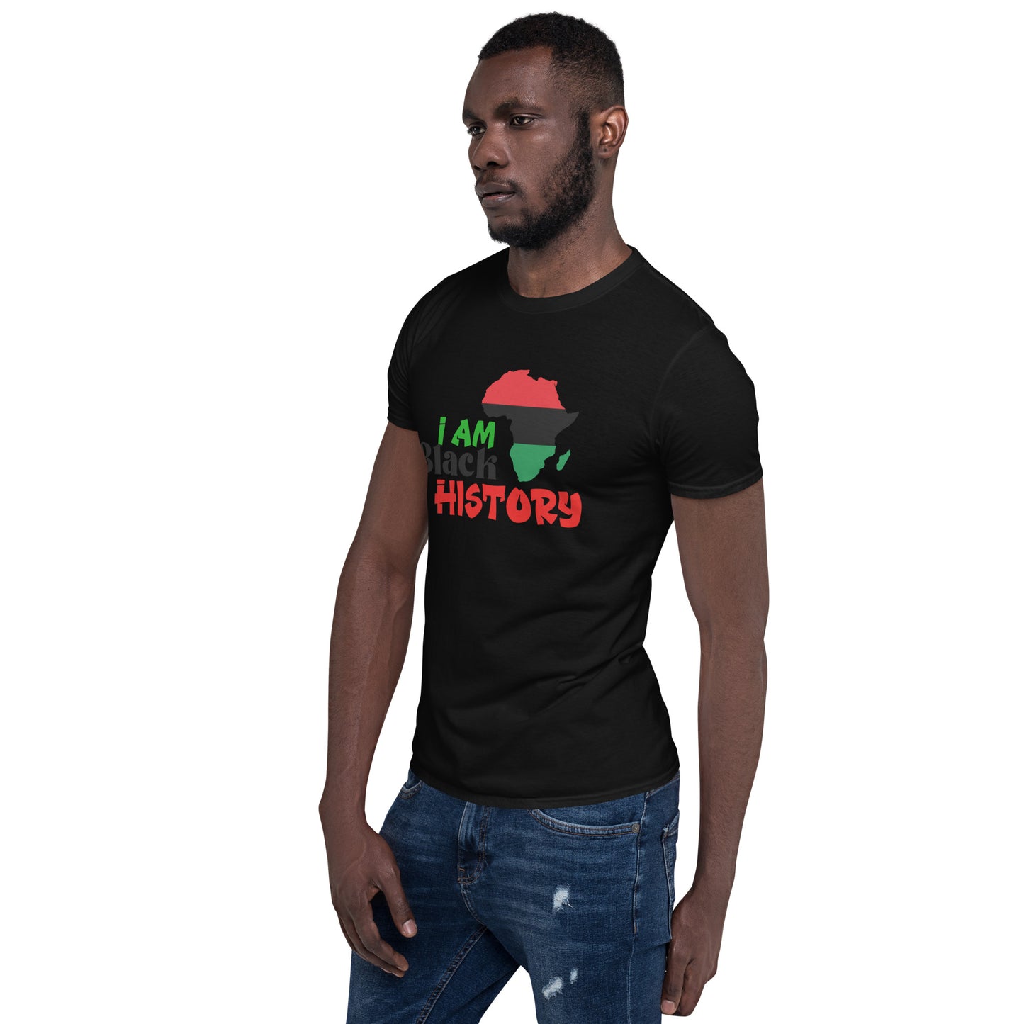 Short-Sleeve Unisex T-Shirt - I Am Black History