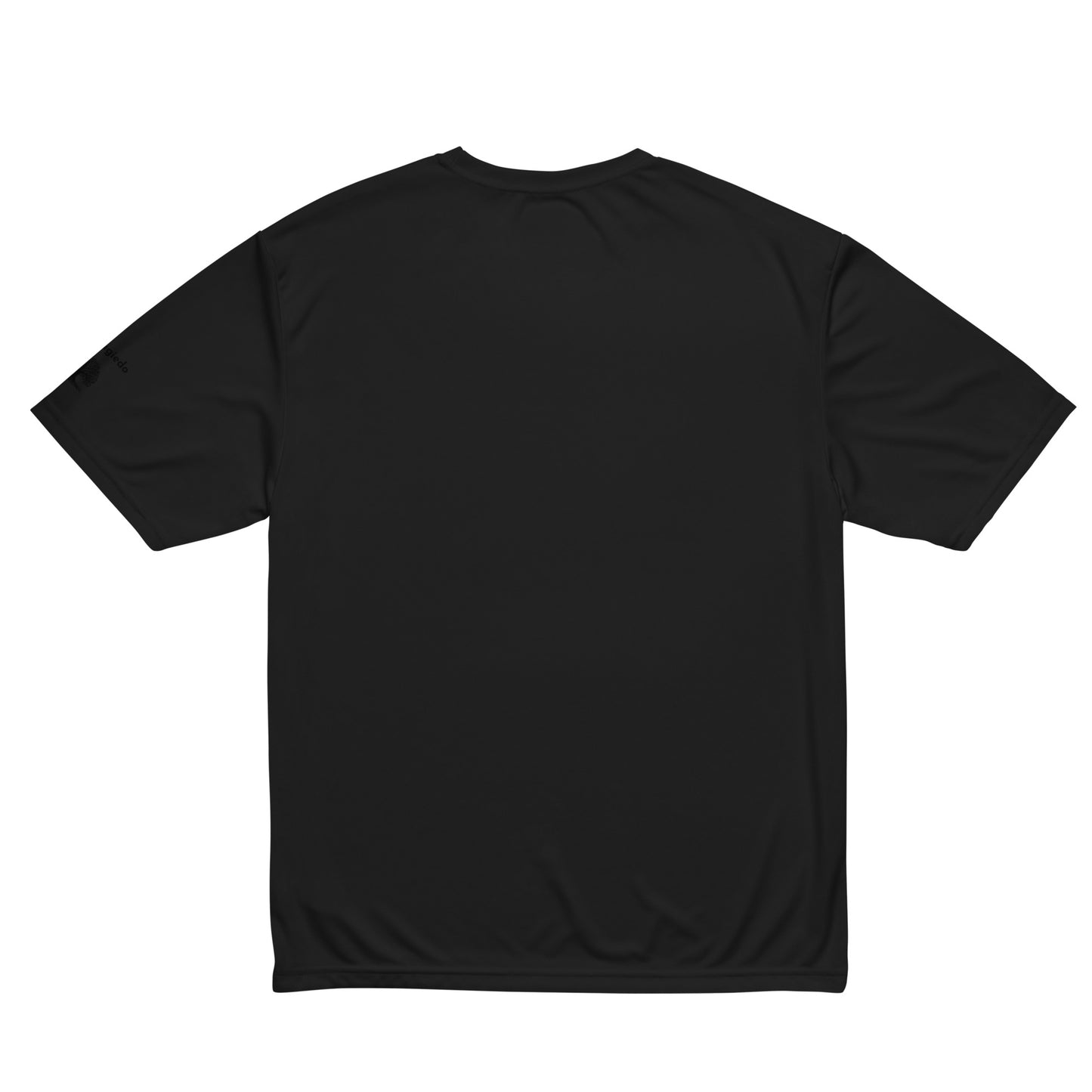 Unisex performance crew neck t-shirt - Football (Black)