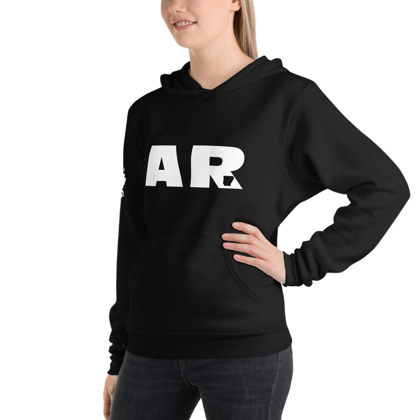 Unisex hoodie- AR (Arkansas)