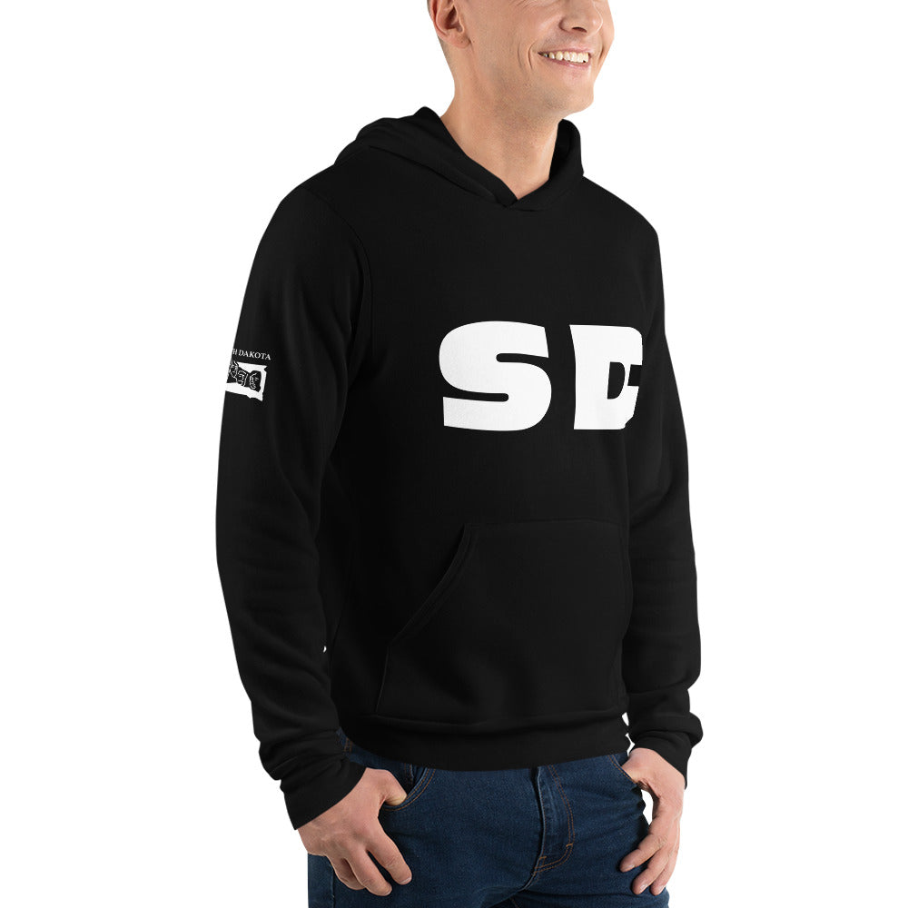 Unisex hoodie - SD (South Dakota)