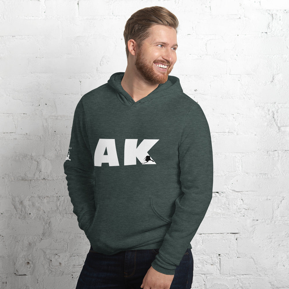 Unisex hoodie - AK (Alaska)