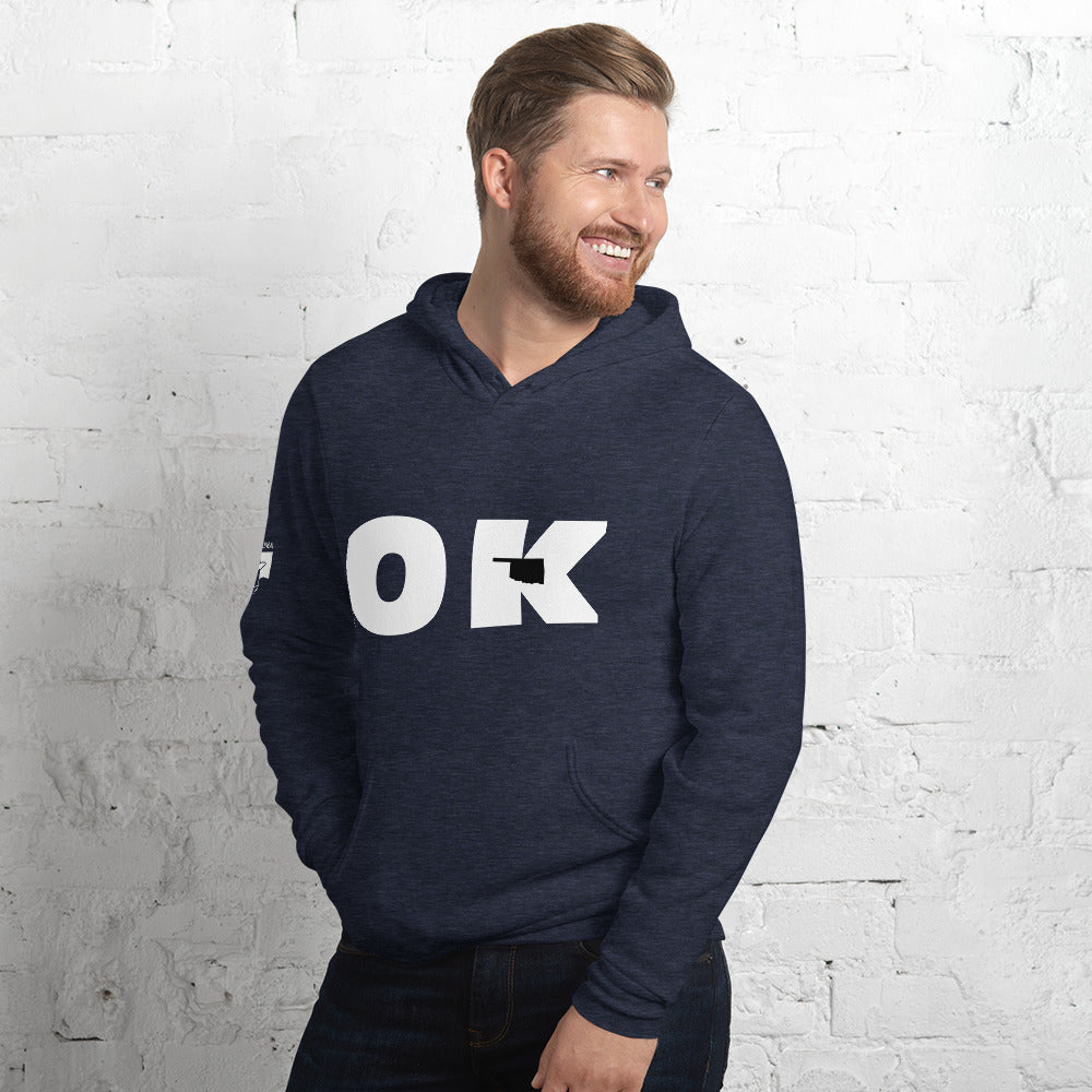 Unisex hoodie - OK (Oklahoma)