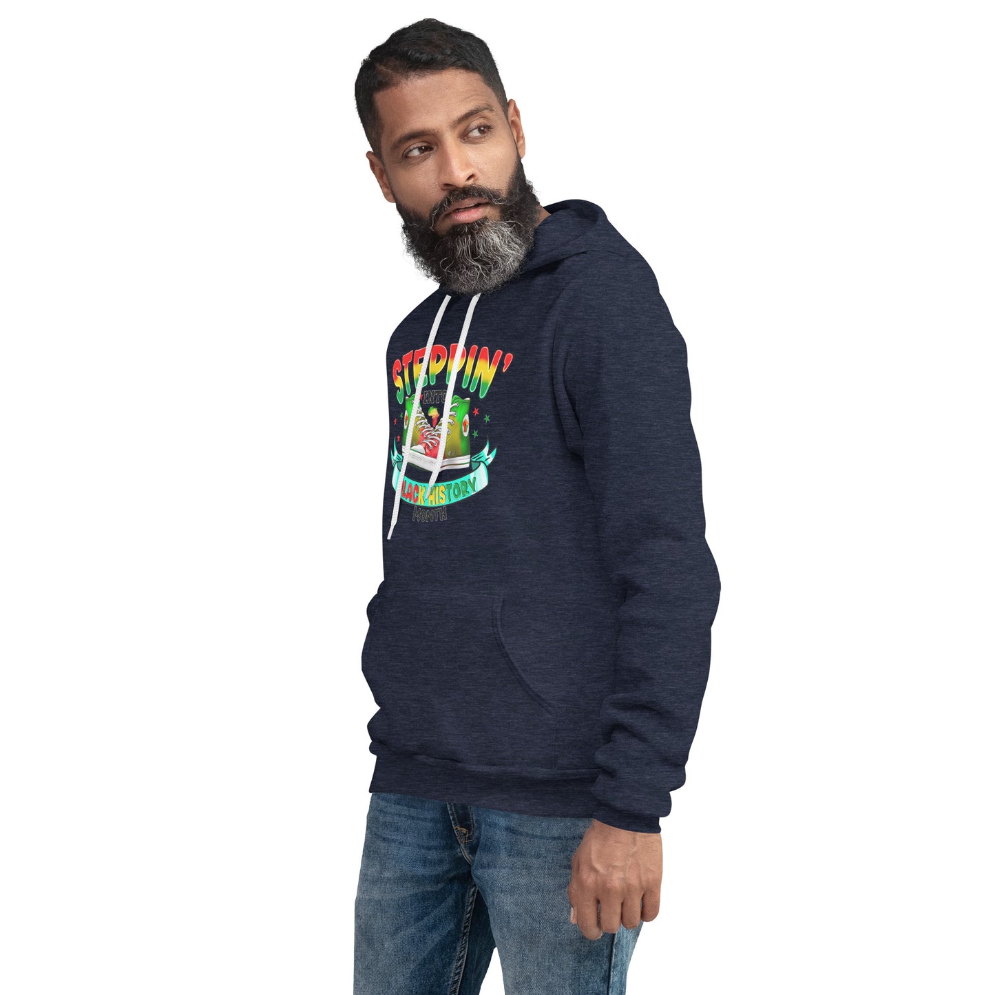 Unisex hoodie - Steppin Into Black History Month