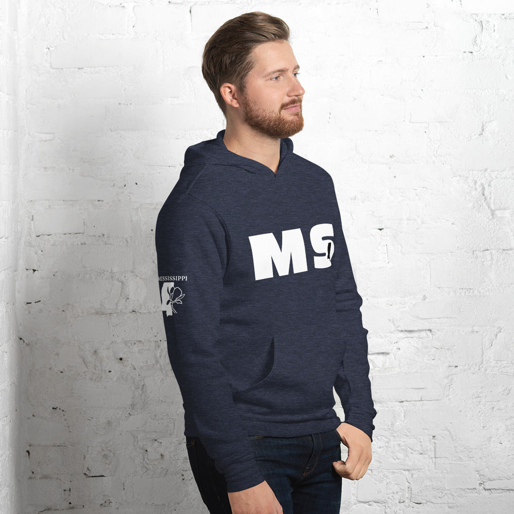 Unisex hoodie - MS (Mississippi)