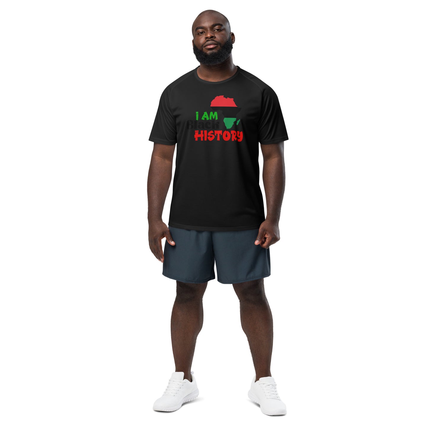 Unisex sports jersey - I Am Black HIstory