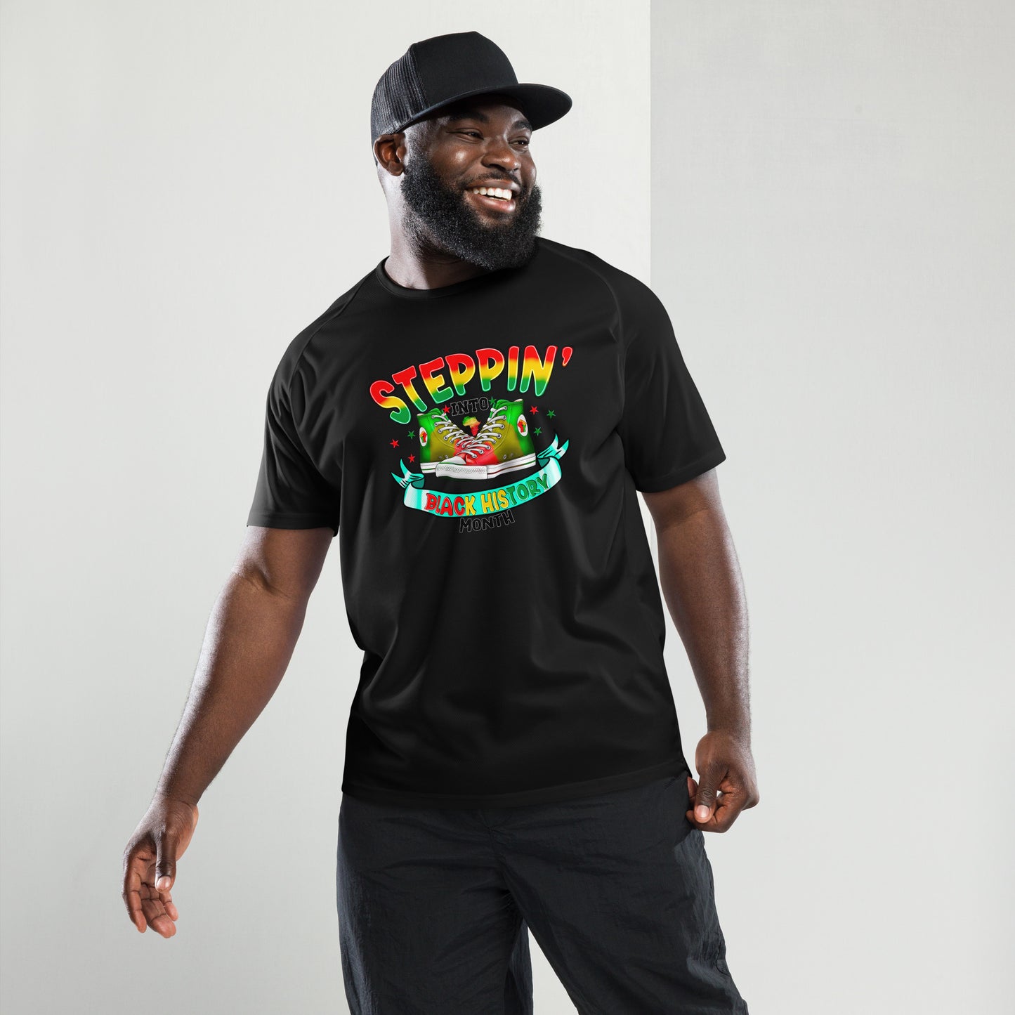 Unisex sports jersey - Steppin Into Black History Month