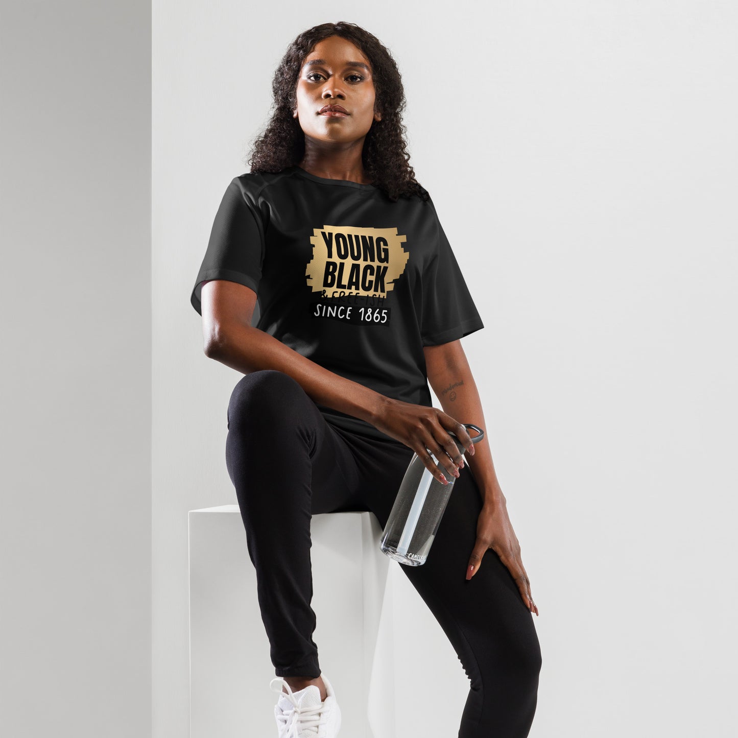 Unisex sports jersey - Juneteenth Young Gifted and Freeish 1865