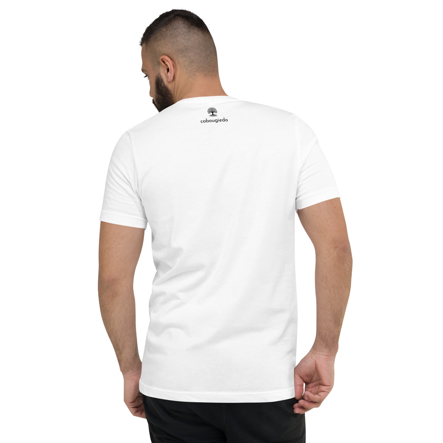 Unisex Short Sleeve V-Neck T-Shirt - Steppin Into Black History Month