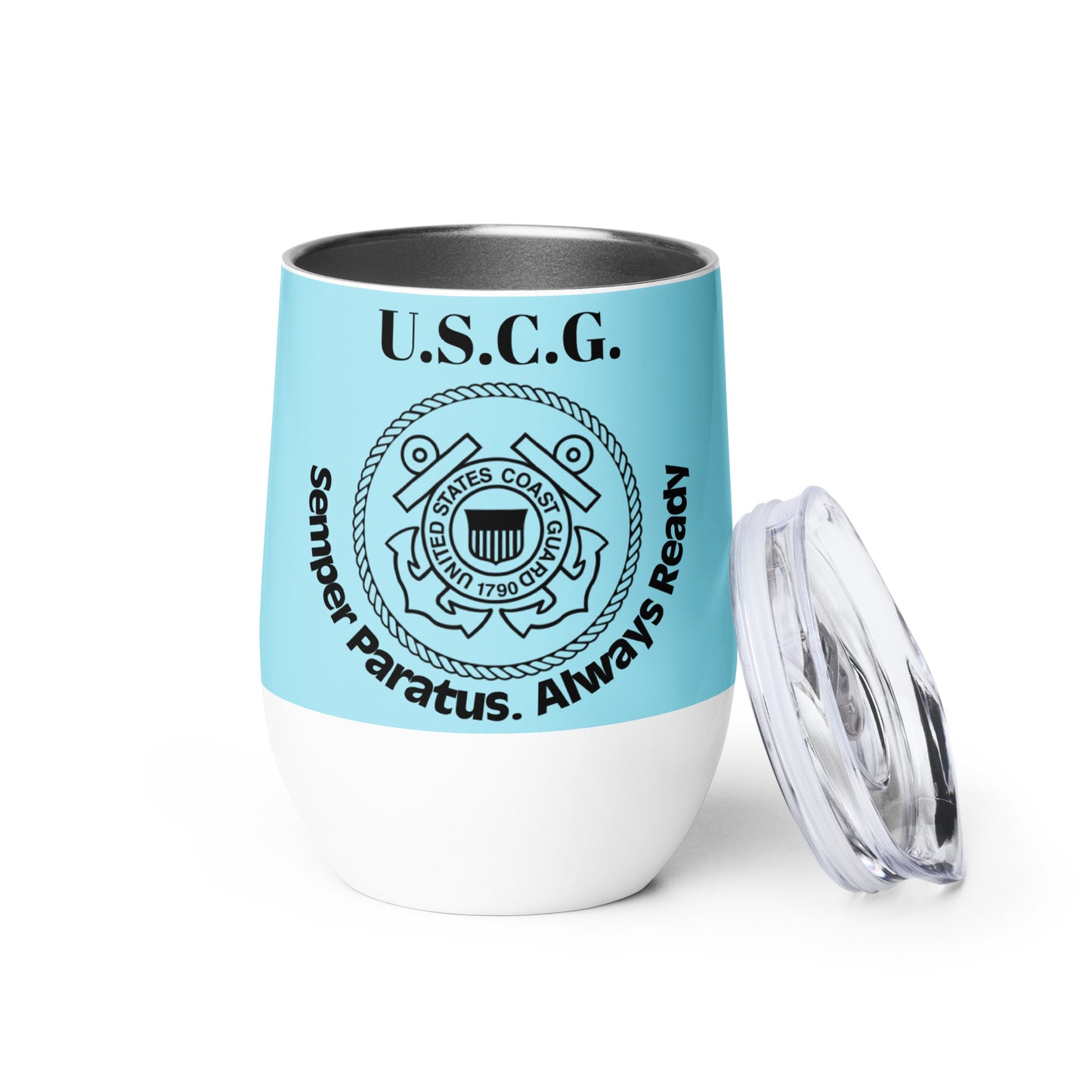 Wine tumbler - United States Coast Guard