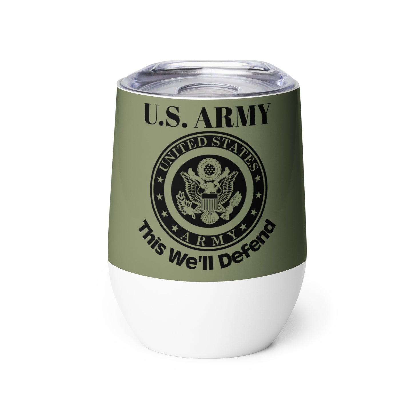 Wine tumbler - United States Army