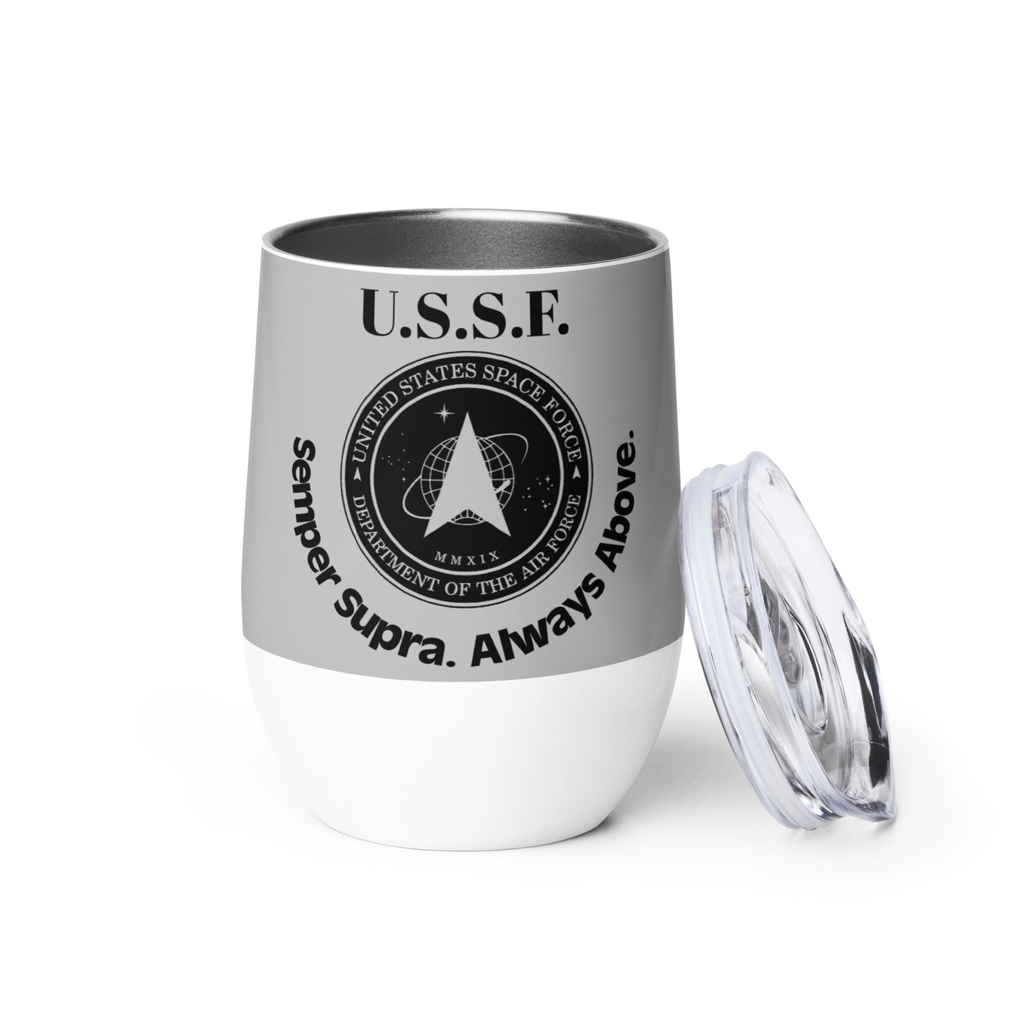 Wine tumbler - United States Space Force