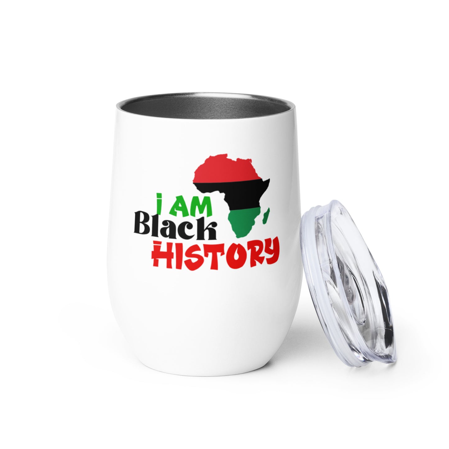Wine tumbler- I Am Black History