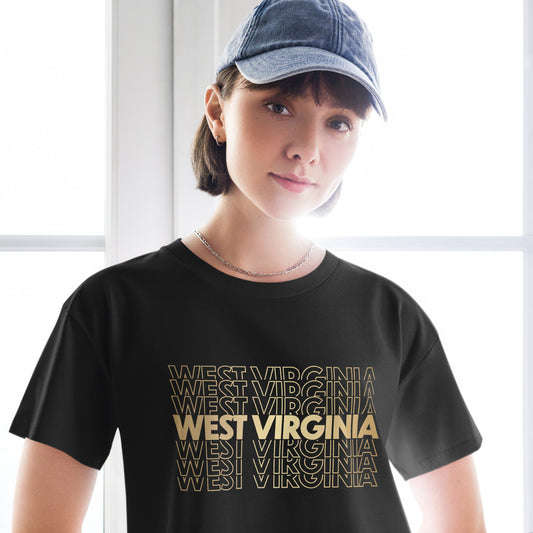 Women’s crop top - West Virginia (G)