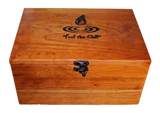 CaBougieDo® Solid Aromatic Cedar Wood "Feel The Chill" Tincture OIl Box Holds Twelve 1 oz. (30 ml) Tincture bottles