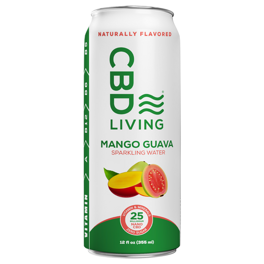 CBD Mango Guava Sparkling Water 4 pack