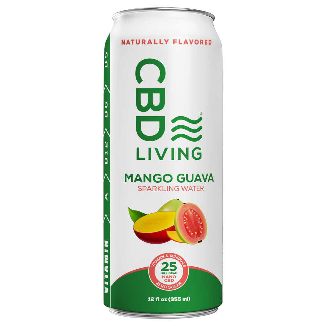 CBD Mango Guava Sparkling Water 6 pack
