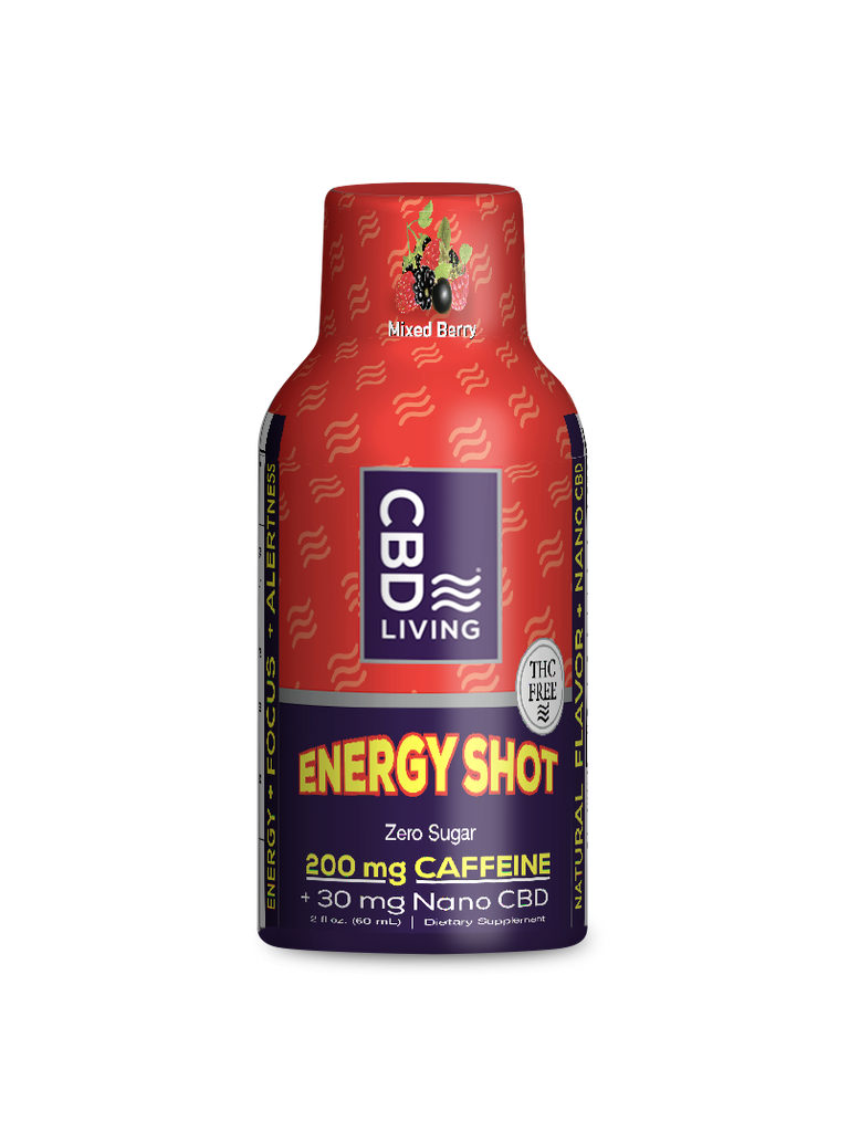 CBD Energy Shot - Water Soluble (12 Pack, Save 10%)